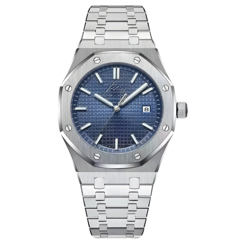 Pelandro Opulent luxury men's statement diamond watch in stainless steel