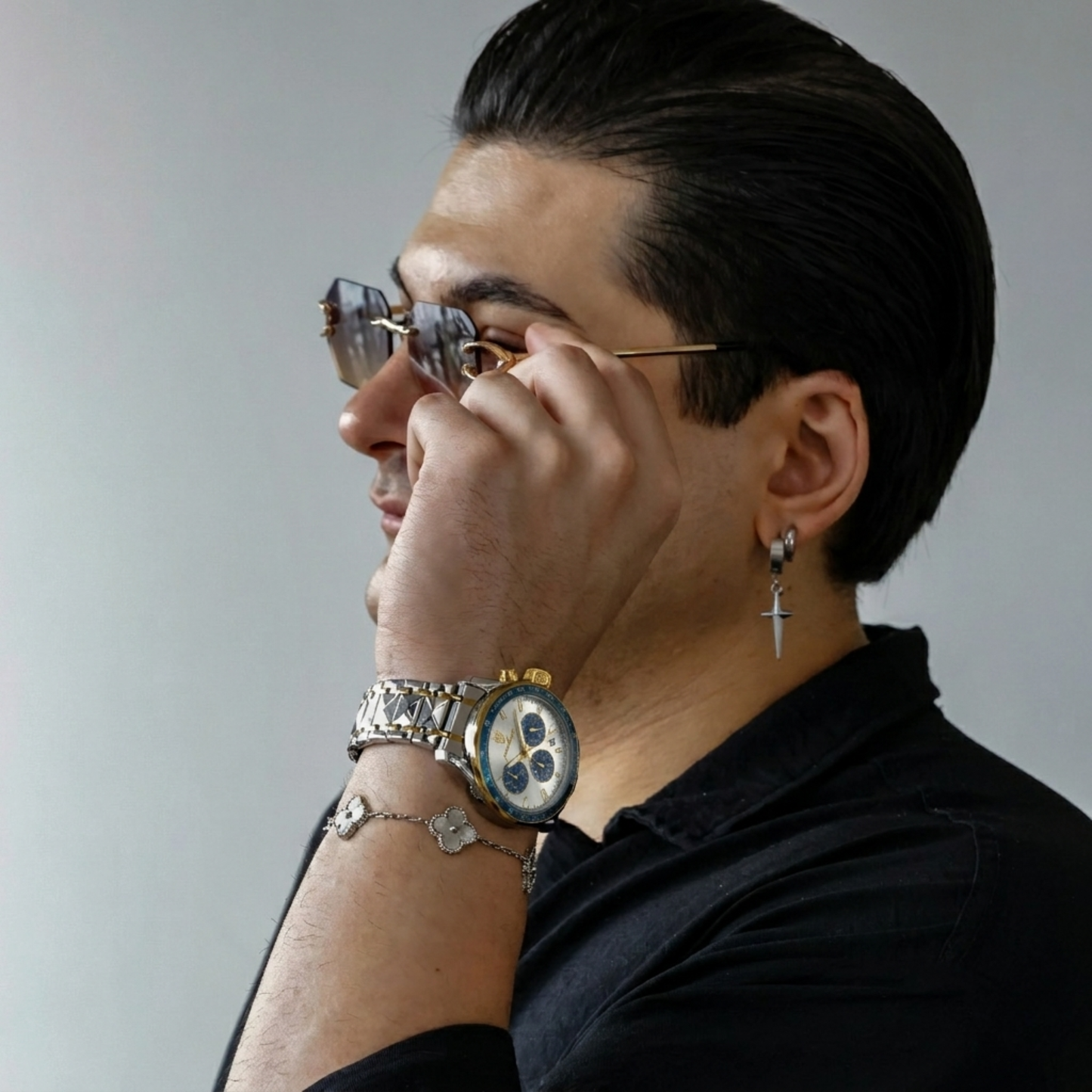 Pelandro® Dominante — Luxury Men's Iced Diamond Watch