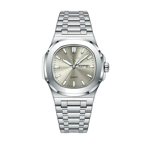 Pelandro Maretti luxury men's sapphire crystal watch in champagne finish