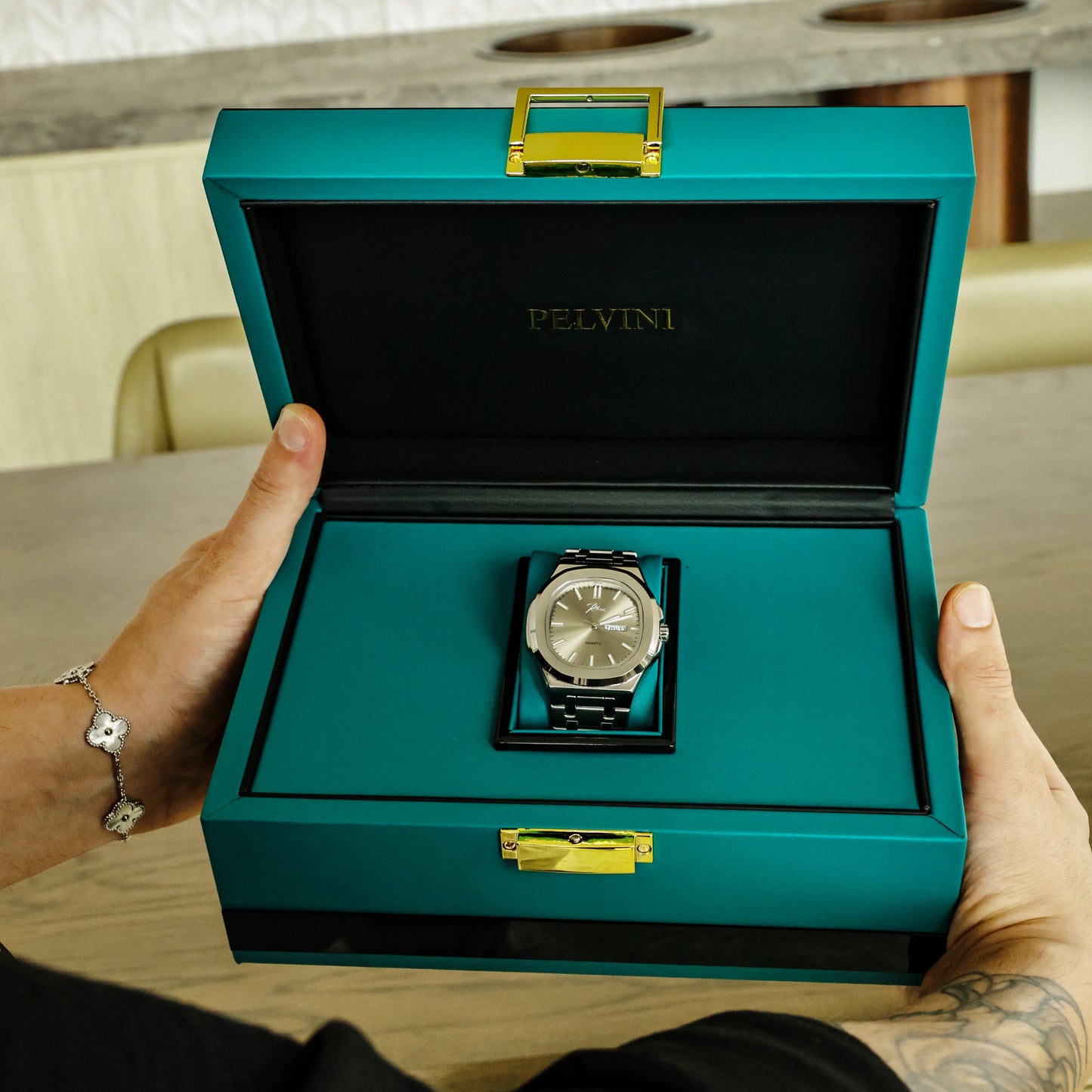 Pelandro® Maretti — Luxury Men's Sapphire Crystal Watch
